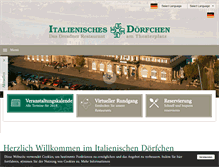 Tablet Screenshot of italienisches-doerfchen.de